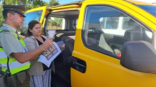 Supervisan transporte escolar para verificar normativa vigente en Nacimiento