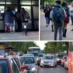 La congestión vehicular a primera hora de este miércoles marcó el inicio de clases en todos los establecimientos educacionales., Diario La Tribuna
