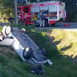2 personas lesionadas dejó un accidente de tránsito en avenida Julio Hemmelmann en Nacimiento, Bomberos Nacimiento