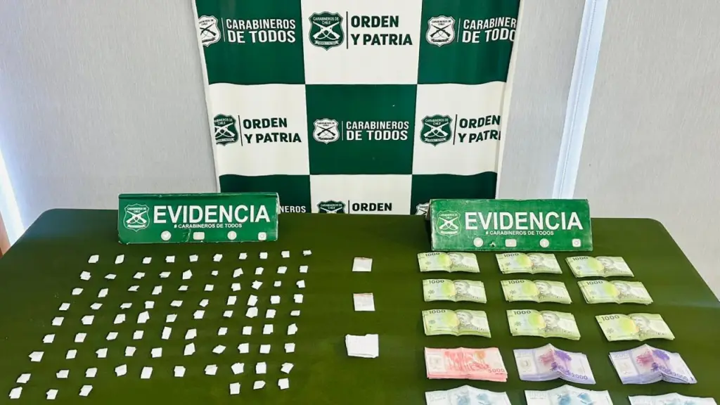 Operativo fue liderado por el OS7 de Carabineros, Cedida