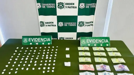 Desarticulan punto de venta de drogas cercano a terminales de buses en Los Ángeles