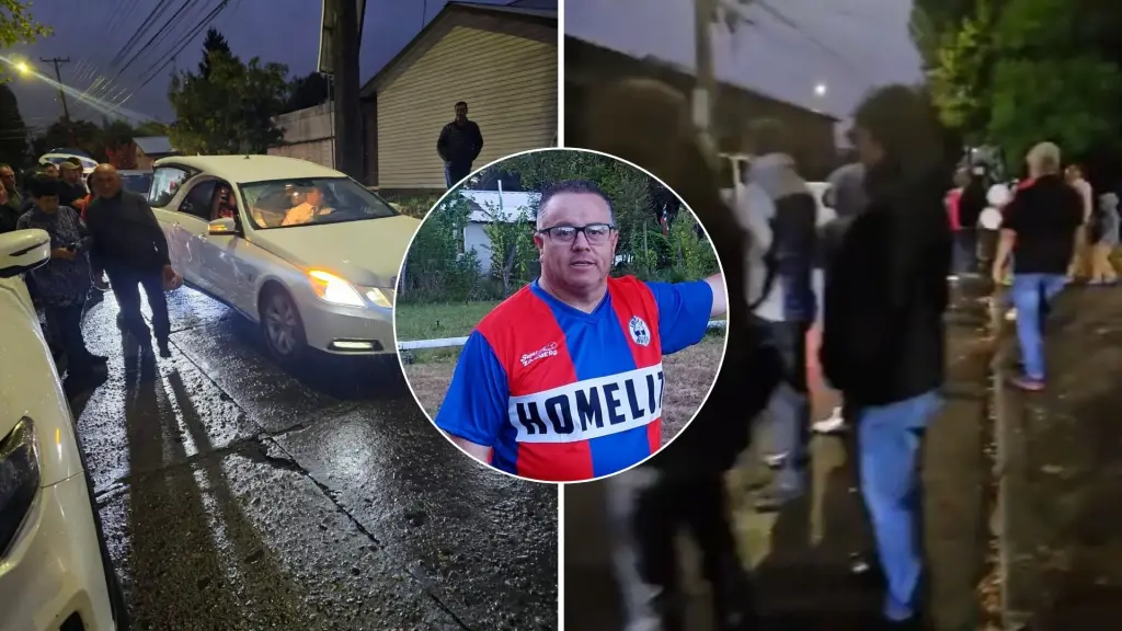 Multitudinario recibimiento a Manuel Garrido en Los Ángeles, Diario La Tribuna