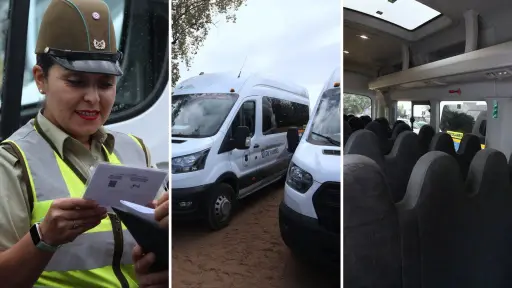 Fiscalizan furgones escolares en Yumbel previo al inicio del año escolar