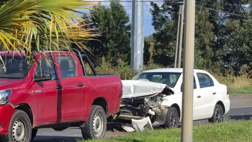 Reportan colisión en avenida Las Industrias con Sor Vicenta