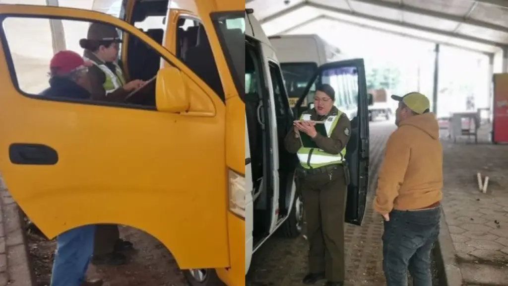 En Santa Bárbara se realizó la fiscalización al transporte escolar 2026, Cedida