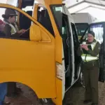 En Santa Bárbara se realizó la fiscalización al transporte escolar 2026, Cedida