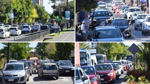 Diagnóstico municipal identifica los sectores con mayor congestión vehicular en Los Ángeles