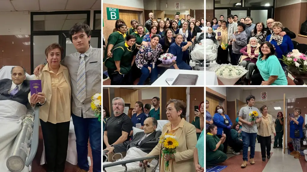 Paciente con cáncer cumple su último deseo y se casa en el servicio de urgencia de Los Ángeles, Complejo Asistencial Dr. Víctor Ríos Ruíz