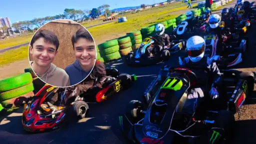 Mellizos Cabezas brillan con garra en el arranque del Interregional Sur de Karting