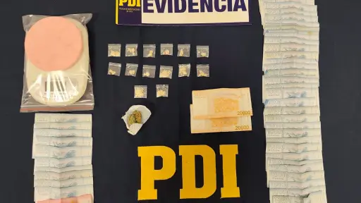 Allanamiento a cinco viviendas deja cuatro personas detenidas por microtráfico en Lautaro