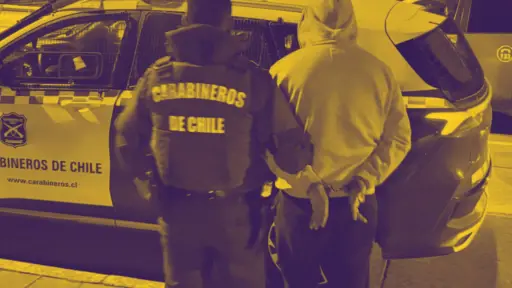 Dos sujetos fueron sorprendidos desmantelando autos robados en sector rural de Los Ángeles