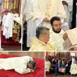 Ordenación de Juan Daza se realizó en la parroquia Perpetuo Socorro, en una ceremonia presidida por el obispo de Los Ángeles y con presencia de autoridades eclesiásticas y comunidades locales., Departamento de comunicaciones Diócesis Santa María de Los Ángeles