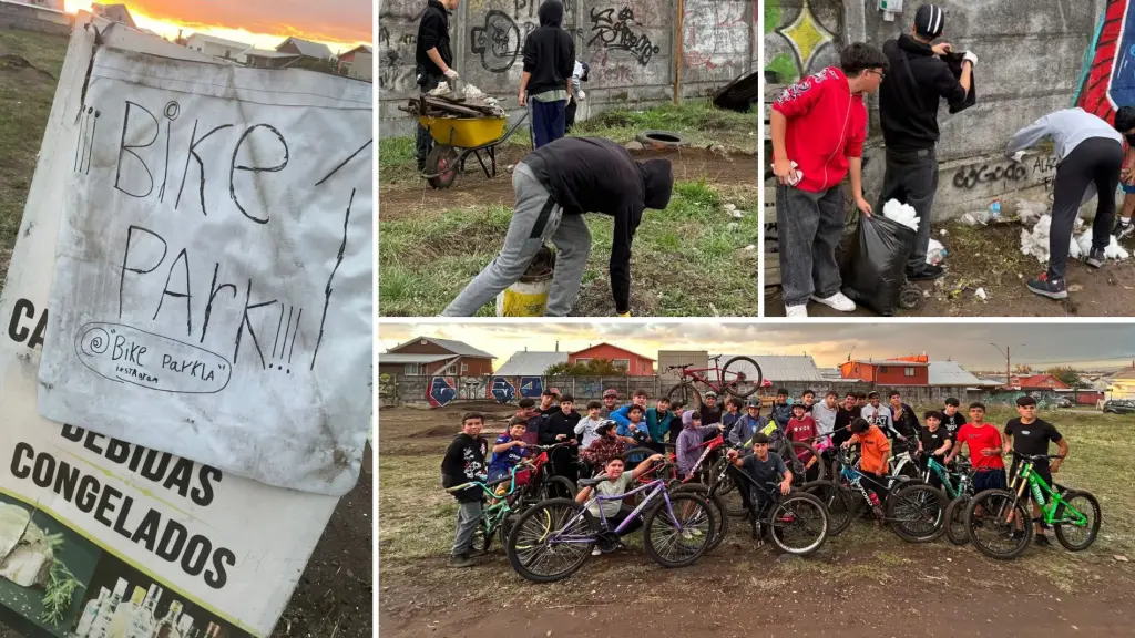 Jóvenes de Villa Galilea transforman sitio eriazo en bike park comunitario en Los Ángeles, Diario La Tribuna