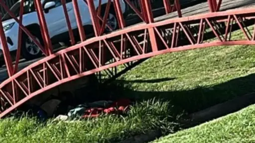 Encuentran a persona sin vida bajo un puente en Los Ángeles