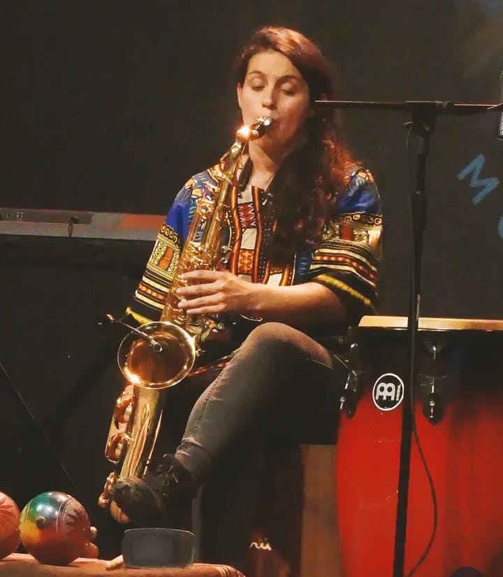 Dan Gómez, saxofonista y corista de Eclipse In Progress. / Cedida