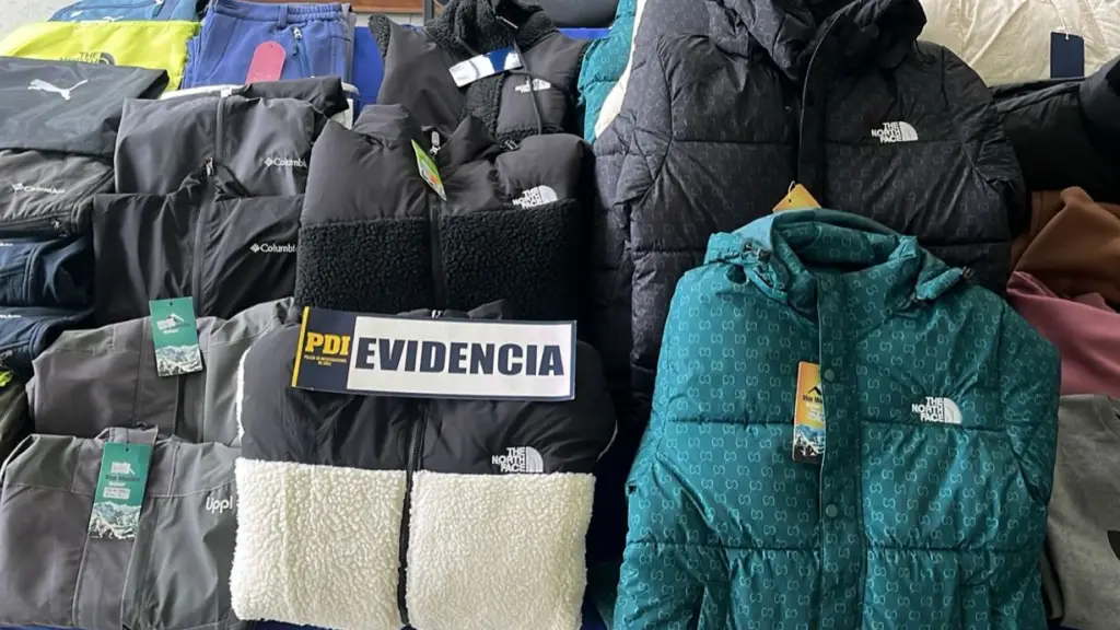 La ropa incautada fue avaluada en 800 mil pesos, PDI Araucanía