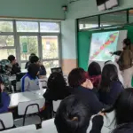 Charla de Carabineros en Liceo Víctor Ríos Ruiz de la comuna., Cedida