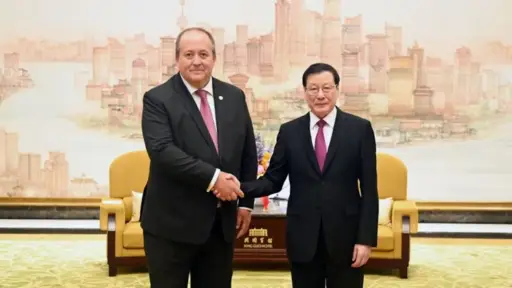 Ángel Valencia y cooperación con China: Debemos proteger nuestras rutas comerciales del crimen organizado