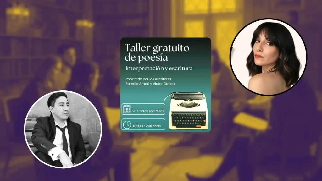 La actividad contempla cuatro sesiones formativas orientadas al análisis y creación literaria abiertas a público sin experiencia previa., La Tribuna