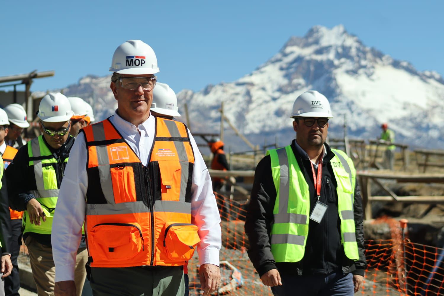 Visita inspectiva del Subsecretario Nicolás Balmaceda / Cedida