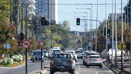 FOTO:Congestión vehicular en avenida Gabriela Mistral genera preocupación entre vecinos de Los Ángeles