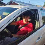 Matías Burgos Salamanca, joven angelino de 21 años encontró en el volante algo más que un empleo temporal. , Diario La Tribuna