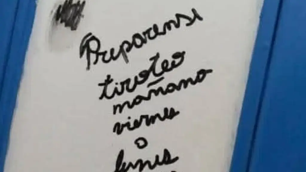 Mensaje en Colegio San José de Cabrero, La Tribuna