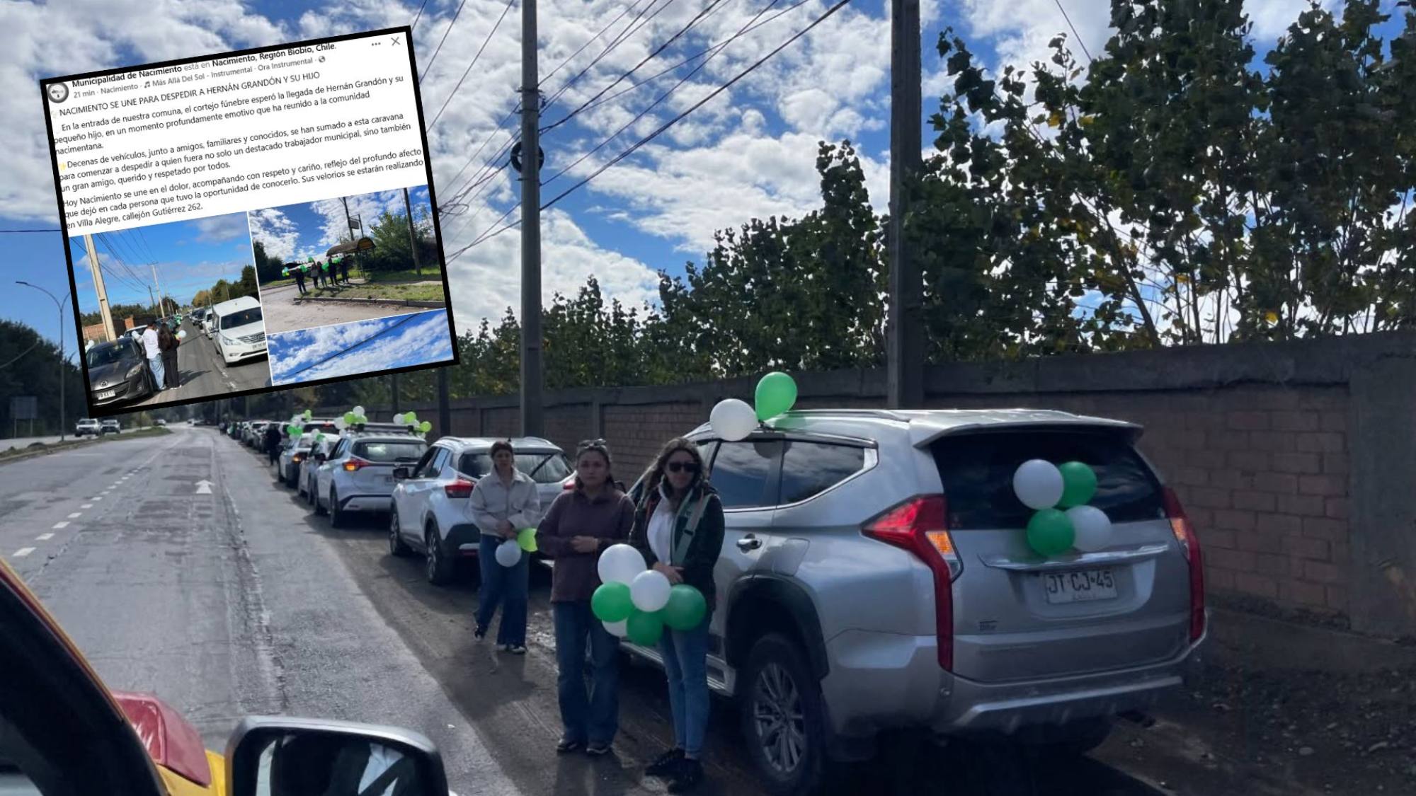 FOTOS: Con amplia convocatoria Nacimiento despide a funcionario municipal y su hijo