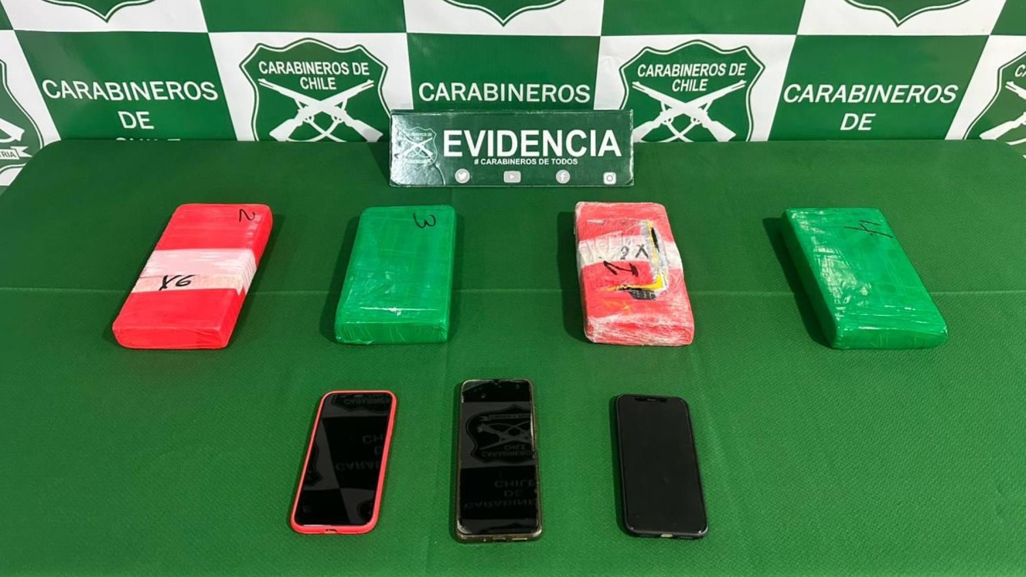 Two foreigners arrested with drugs on Route 5 South: one had a valid expulsion order.