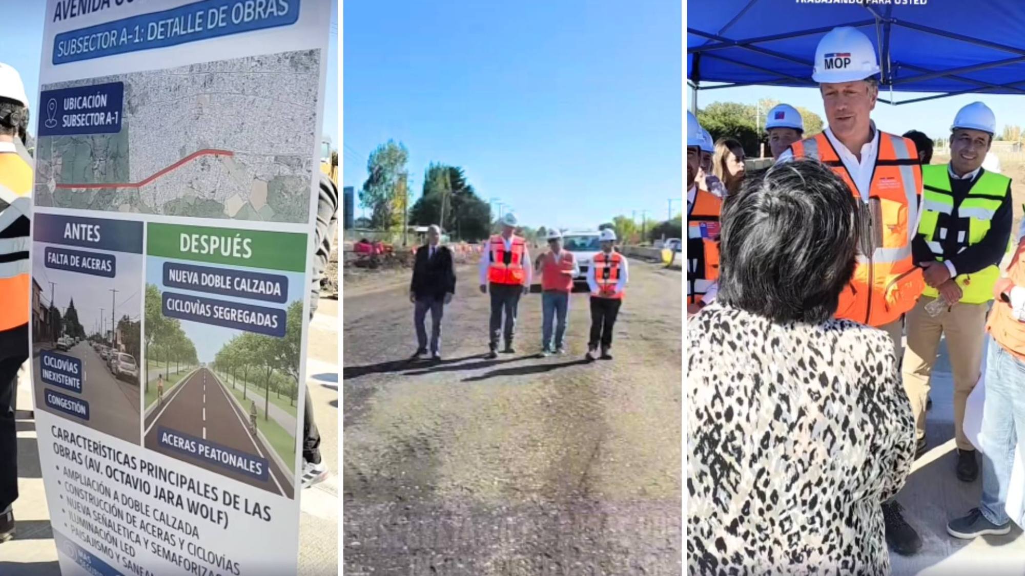 Inspeccionan obras de la Ruta Nahuelbuta en tramo de acceso a Los Ángeles