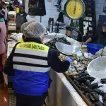 Autoridades provinciales fiscalizaron el Terminal Pesquero de Los Ángeles, ad portas de Semana Santa., La Tribuna