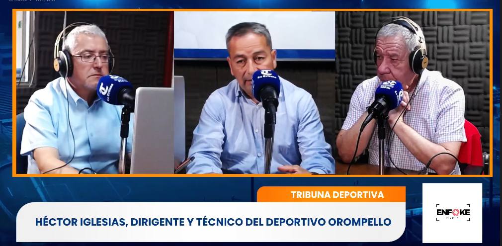 En visita a Tribuna Deportiva de Radio San Cristóbal, Héctor Iglesias dio a conocer su sentir y sus proyecciones para una final Provincial que Orompello espera ganar / La Tribuna