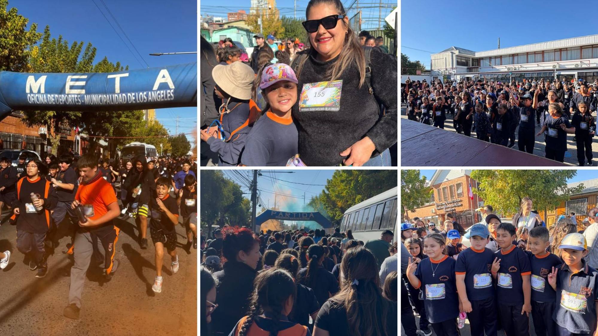 Colegio de Los Ángeles celebra sus 45 años de historia con masiva "Corrida de Pelusín"
