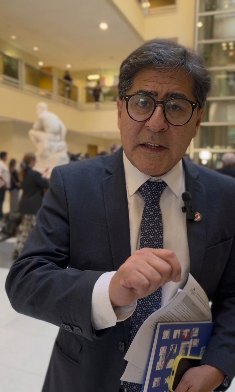 El diputado por el distrito 21, Patricio Pinilla, participó en la sesión y entregó su evaluación tras la comparecencia del jefe de la PDI. / Instagram