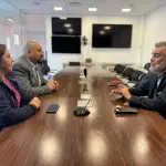 Reunión entre el seremi de Energía del Biobío, Javier Salamanca, y el director regional de Senapred, Alejandro Sandoval, abordó la preparación ante contingencias invernales y la coordinación interinstitucional en la región., Seremi de Energía