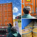 Cargamento de 22 toneladas de miel, producido por siete apicultores de Santa Bárbara, fue certificado por el SAG para su envío a Alemania., SAG Biobío