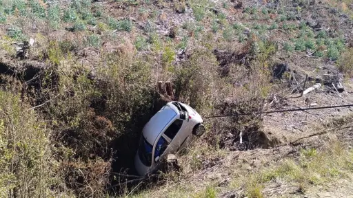 Un fallecido deja accidente matutino en Ruta de la Madera en Santa Juana