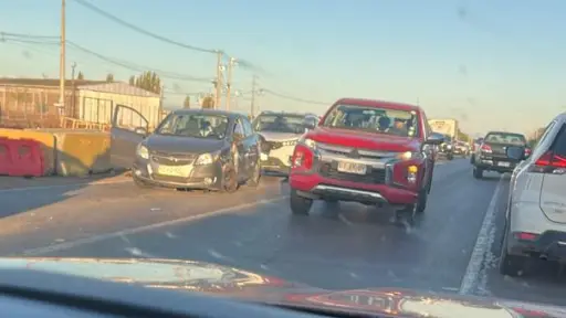 Colisión múltiple en sector rural de Los Ángeles