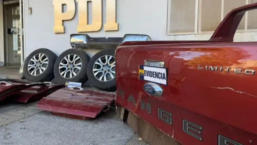 Investigación por robo a automotora permite recuperar vehículo en desarmaduría de Mulchén