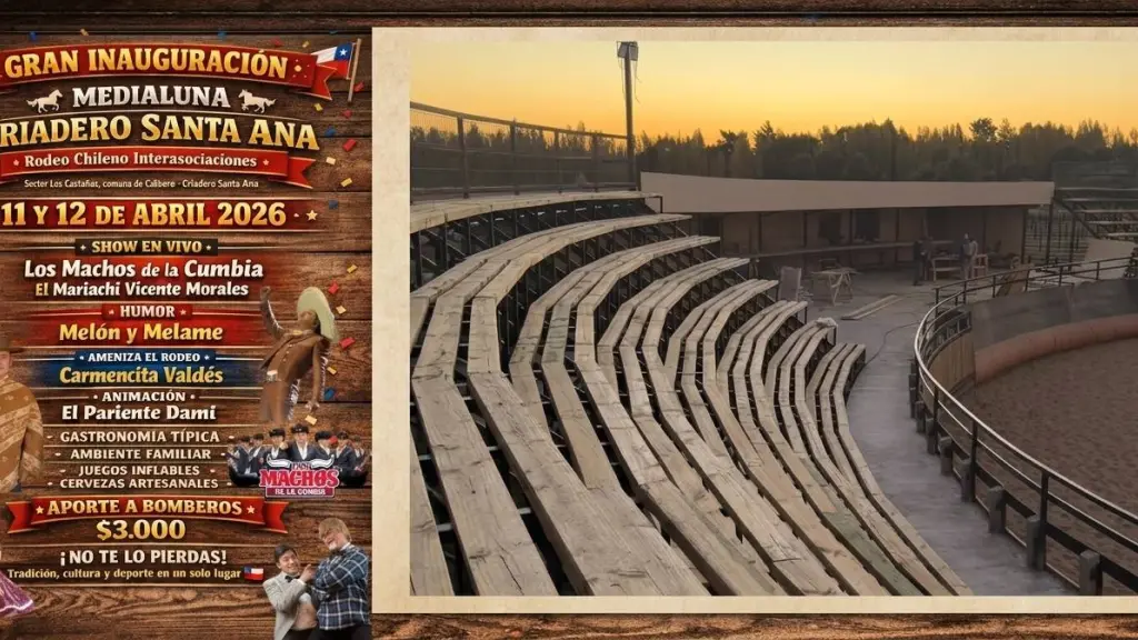 La infraestructura de la Medialuna Los Castaños de Santa Ana destaca por su imponente construcción en maderas nobles y un ruedo con suelo especialmente tratado para el bienestar animal; el complejo cuenta además con amplios estacionamientos y pesebreras de alta seguridad para el resguardo de los ejemplares de los criaderos participantes.