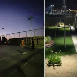 Vecinos denuncian falta de iluminación en parque Estero Quilque Sur: municipio anuncia evaluación técnica, La Tribuna 