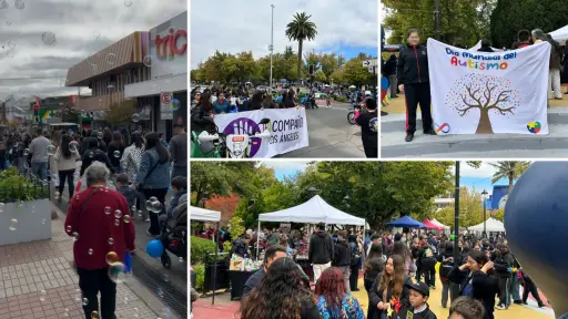 Marcha silenciosa por el autismo recorre el centro de Los Ángeles