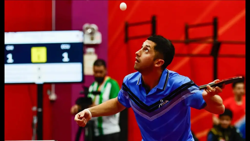 Felipe Olivares no pudo en su estreno, al cierre de esta edición jugaba su siguiente partido en el Mundial ITTF 2026, La Tribuna