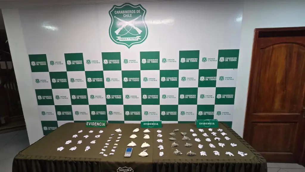 Carabineros incautó más de 2.500 dosis de droga en Penco, Carabineros de Chile