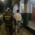El detenido portaba elementos prohibidos, @CarabBioBio