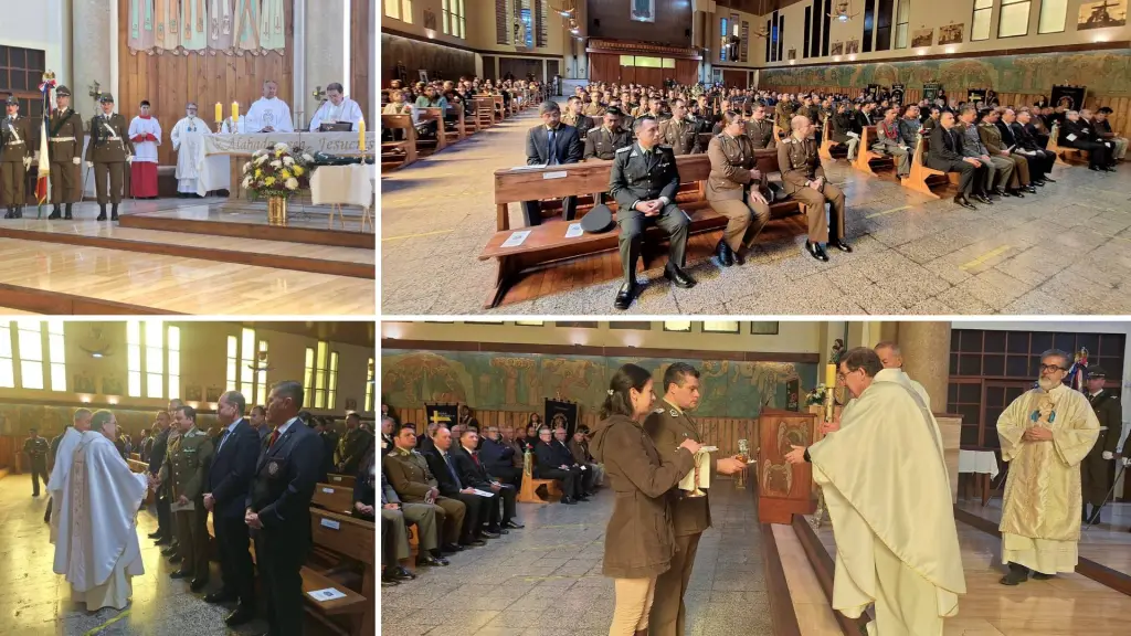 Ceremonia se desarrolló en la Catedral de Los Ángeles en el marco de las actividades conmemorativas organizadas por la Prefectura Biobío., @CarabBioBio