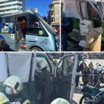 Colisión entre microbús y vehículo de Carabineros deja 11 lesionados en pleno centro de Concepción, Emergencias Chile Biobio