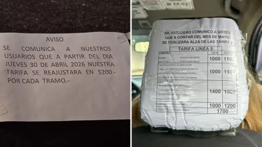 Ocho líneas de taxicolectivos de Los Ángeles subirán  el pasaje desde fines de abril