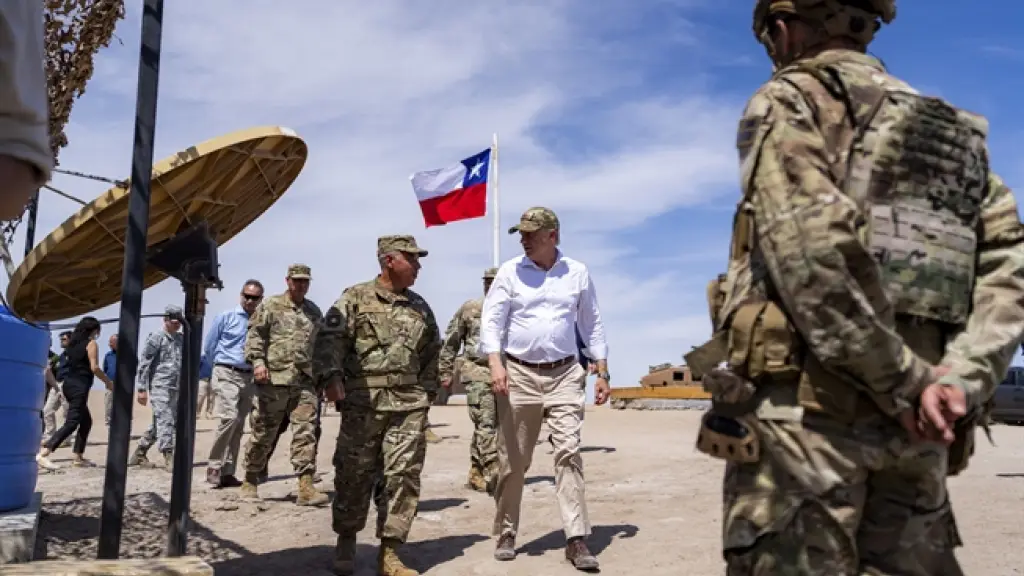 Demostración operativa de control fronterizo en Arica, Presidencia