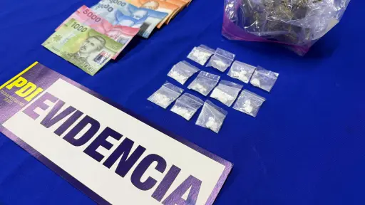 Control vehicular termina con dos detenidos y decomiso de drogas La Araucanía